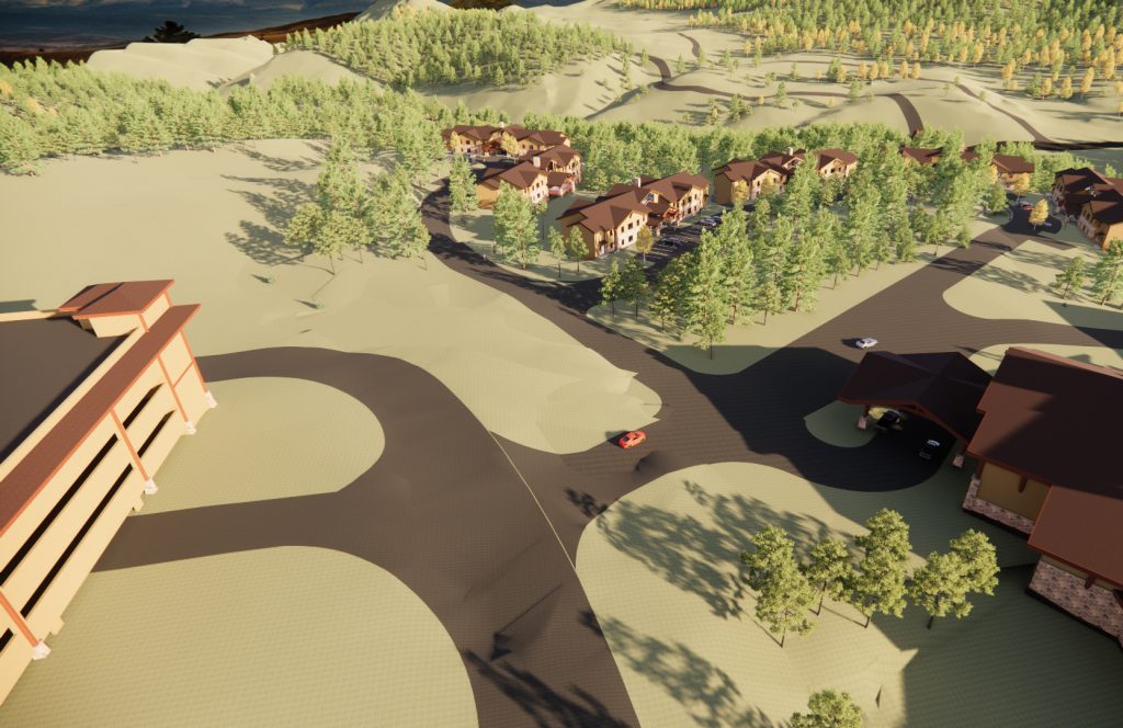 Student Dorms from above